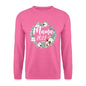 Mama 2022 Schwanger Schwangerschaft Mom To Be - Unisex Pullover - Pink - Vorne