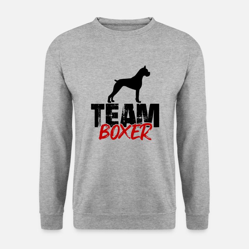 Team Boxer - Unisex Sweatshirt - salt & pepper