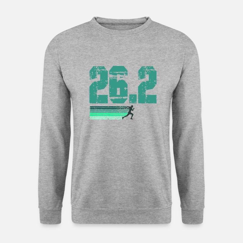 Run 26.2 mile marathon challenge - Unisex Sweatshirt - salt & pepper