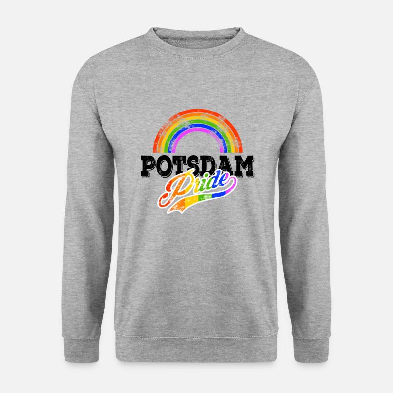 Pride Potsdam - Unisex Pullover - Weißgrau meliert