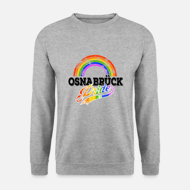 Pride Osnabrück - Unisex Pullover - Weißgrau meliert