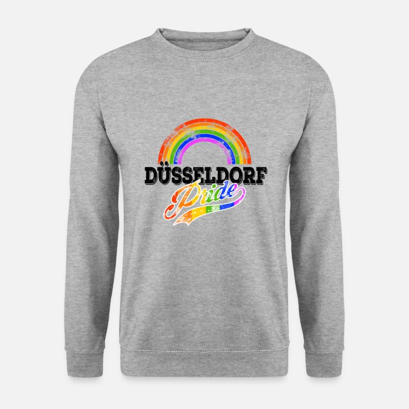 Pride Düsseldorf - Unisex Pullover - Weißgrau meliert