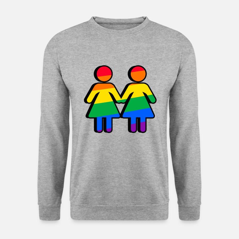 Pride - Unisex Pullover - Weißgrau meliert