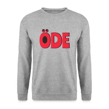 Alles ist öde - Unisex Pullover - Weißgrau meliert - Vorne - Alina (178cm) & Michal (187cm)