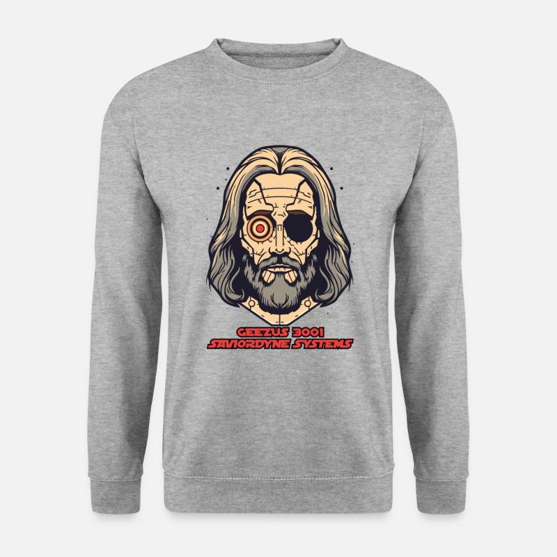 Tech Jesus: Savior Systems - Unisex Sweatshirt - salt & pepper