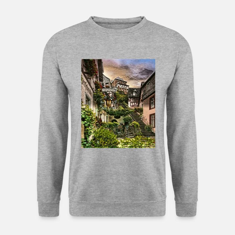 Beilstein, Deutschland - Unisex Pullover - Weißgrau meliert