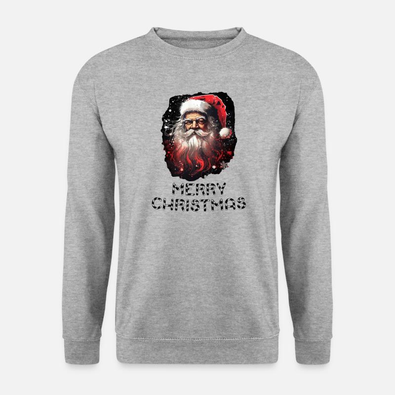 Père Noël - Marry Christmas - Sweat-shirt Unisexe - gris chiné