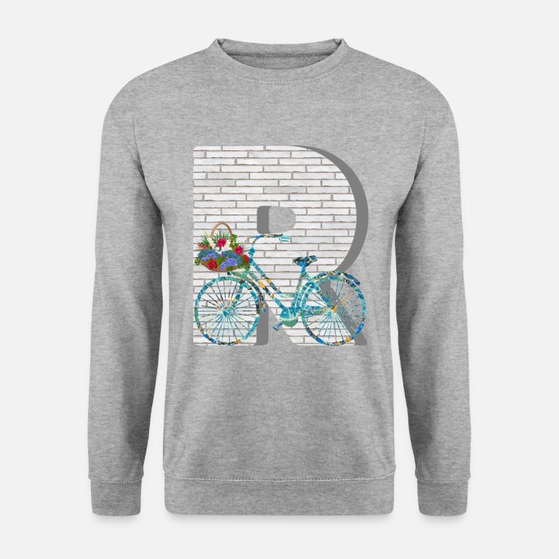 bicycle e 100 r - Unisex Sweatshirt - salt & pepper