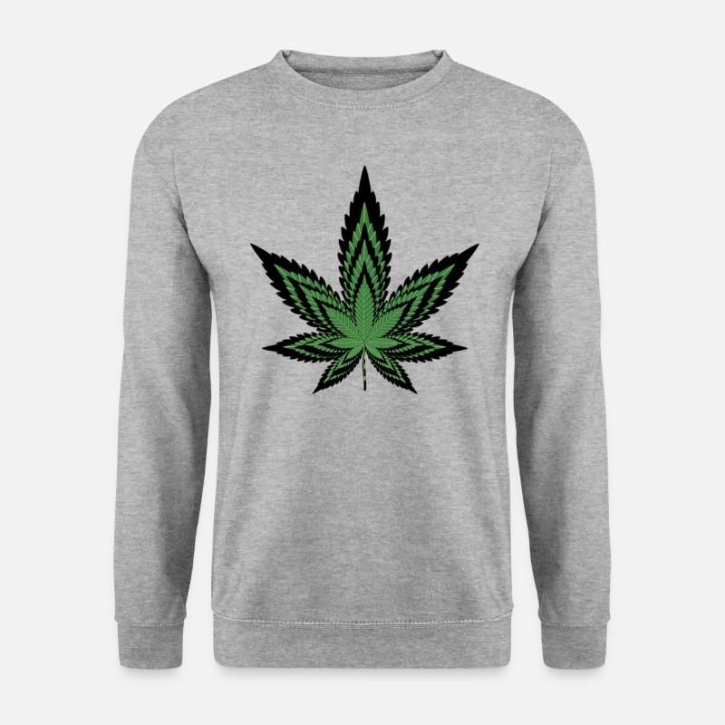 Canabis Leaf - Unisex Sweatshirt - salt & pepper