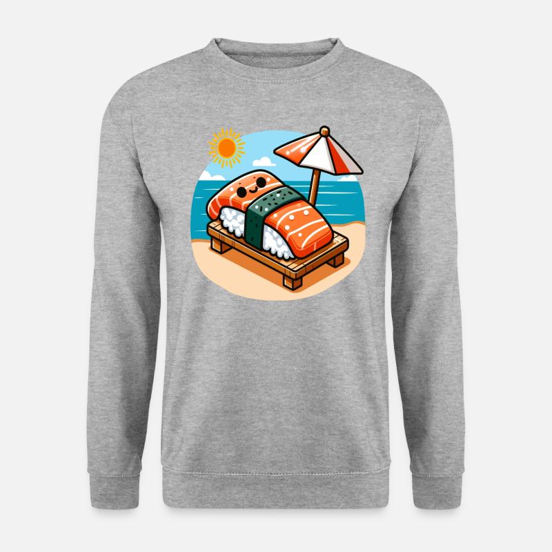 Sushi Summer Funny - Unisex Sweatshirt - salt & pepper