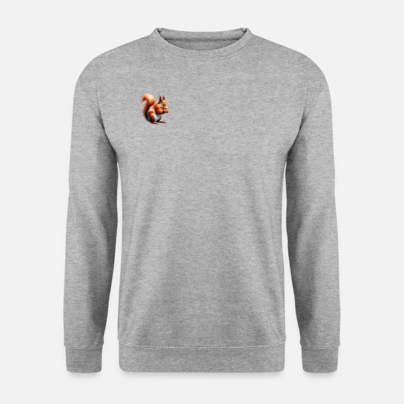 Squirrel Polygon - Unisex Sweatshirt - salt & pepper