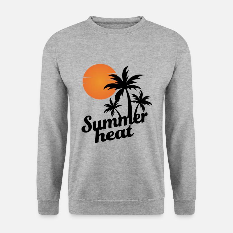 Hot summer under palm trees - Unisex Sweatshirt - salt & pepper