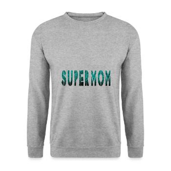 Mothers day - Unisex Sweatshirt - salt & pepper - Front - Alina (178cm) & Michal (187cm)