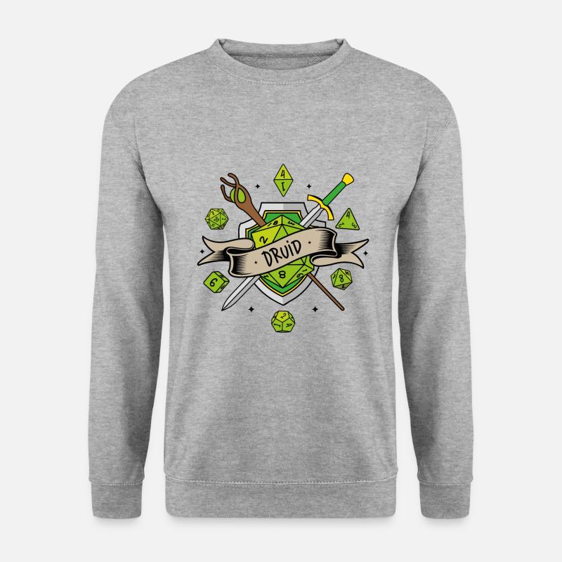 Druid RPG - Unisex Sweatshirt - salt & pepper
