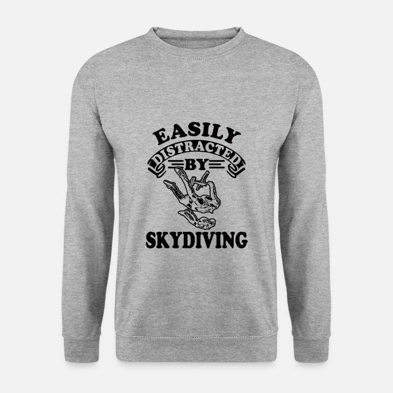 Skydiving Free Fall Gift - Unisex Sweatshirt - salt & pepper