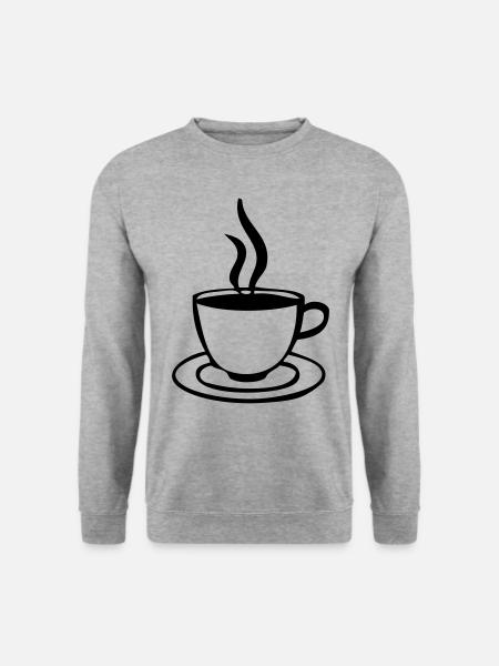 coffee cup - Unisex Sweatshirt - salt & pepper