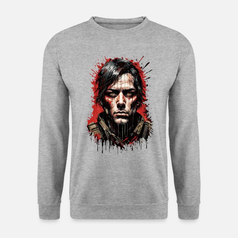 soldier 3 - Sweat-shirt Unisexe - gris chiné