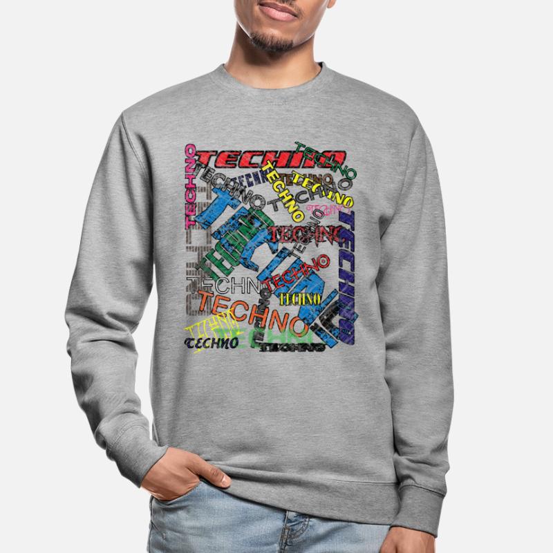 Techno Techno Techno | Nous aimons la techno Sweat-shirt Unisexe
