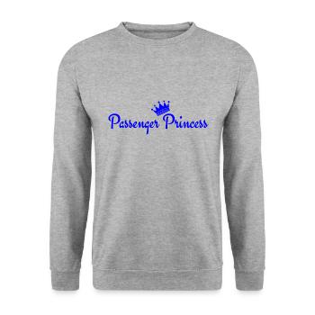 Passenger - Unisex Sweatshirt - salt & pepper - Front - Alina (178cm) & Michal (187cm)