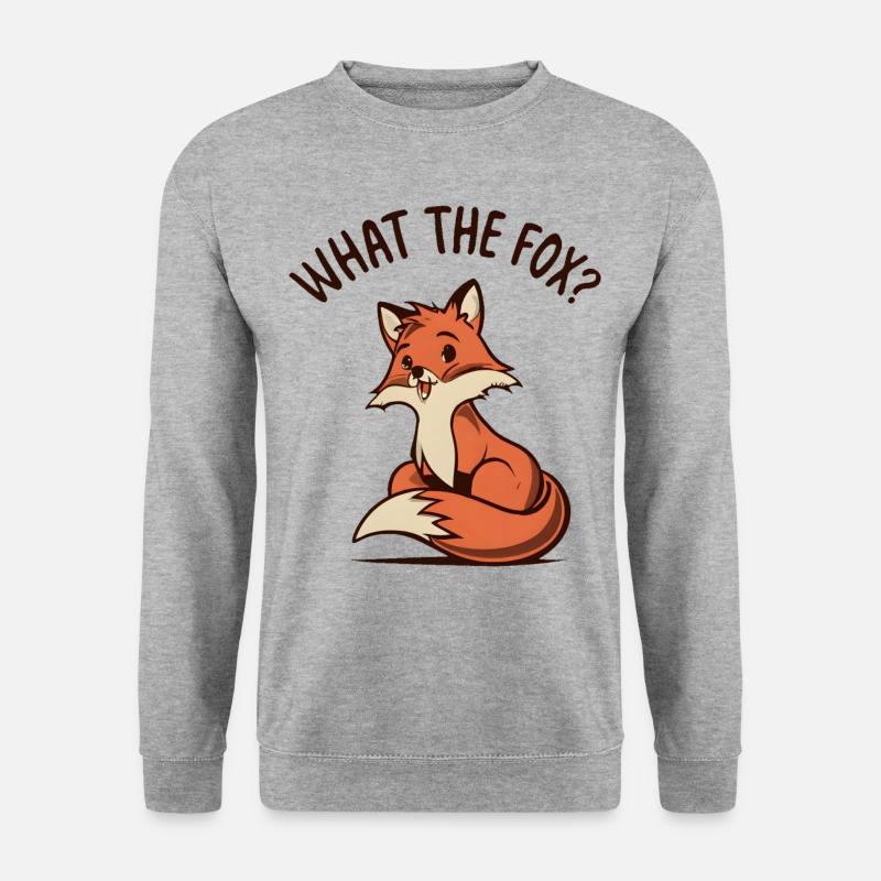 Lustiger Fuchs, what the fox - Unisex Sweatshirt - salt & pepper