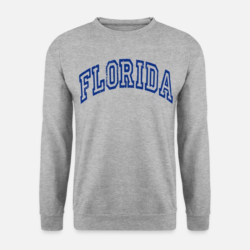 Florida - Unisex Pullover - Weißgrau meliert