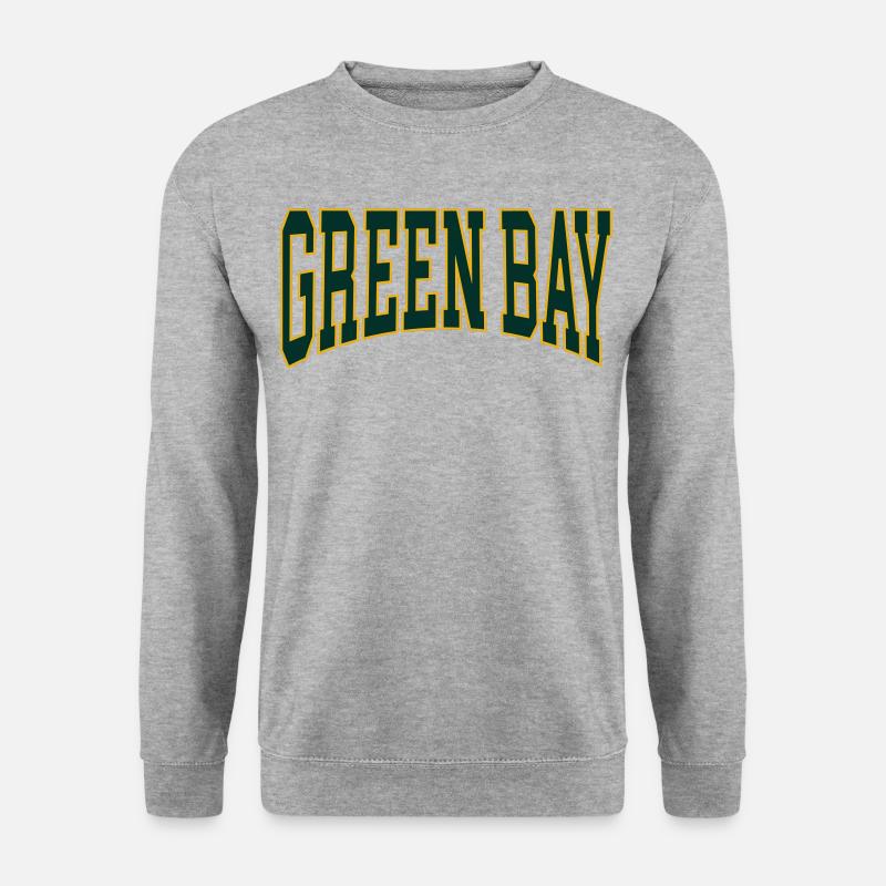 Green Bay - Unisex Pullover - Weißgrau meliert