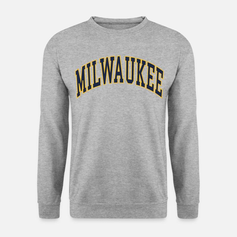 Milwaukee - Unisex Pullover - Weißgrau meliert