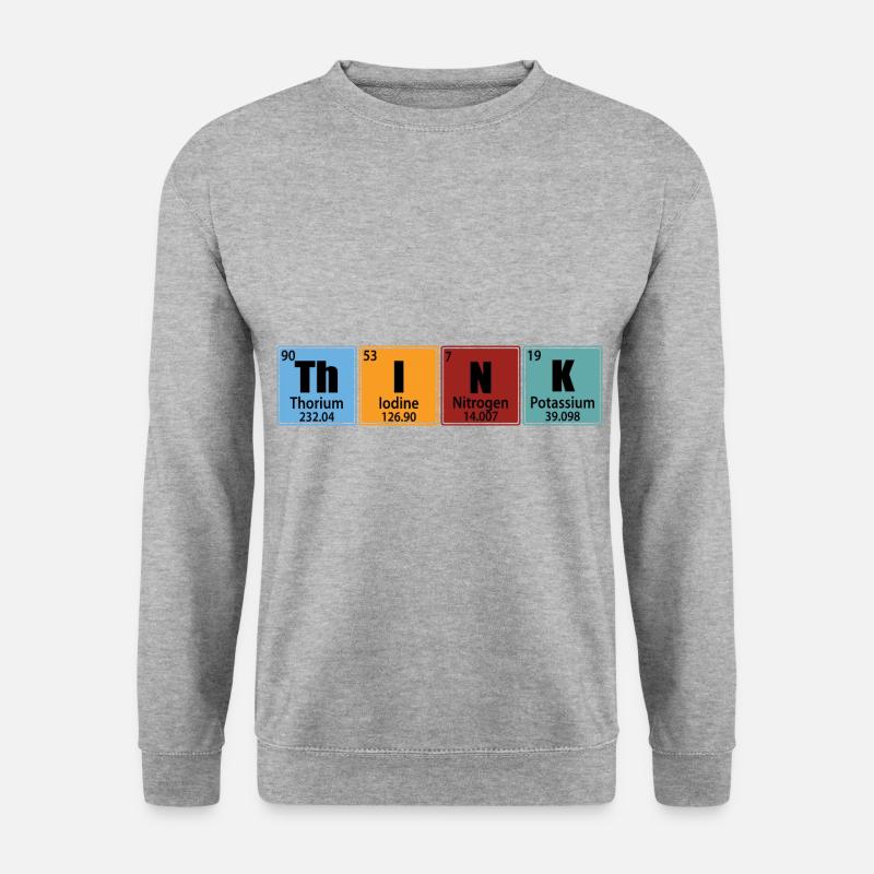 Think - Periodic Table Elements - Unisex Sweatshirt - salt & pepper