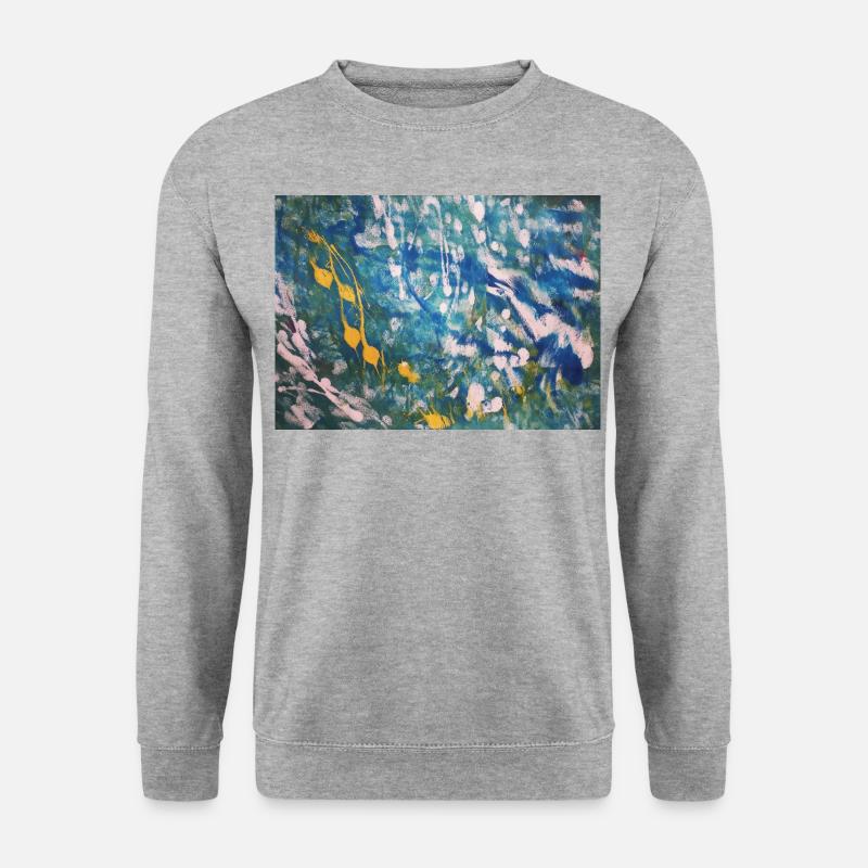 gentle creature in blue - Unisex Sweatshirt - salt & pepper