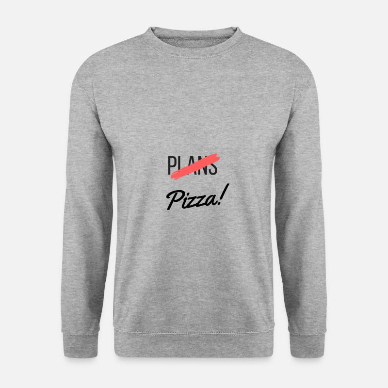 Pizza and Plans - Unisex Sweatshirt - salt & pepper