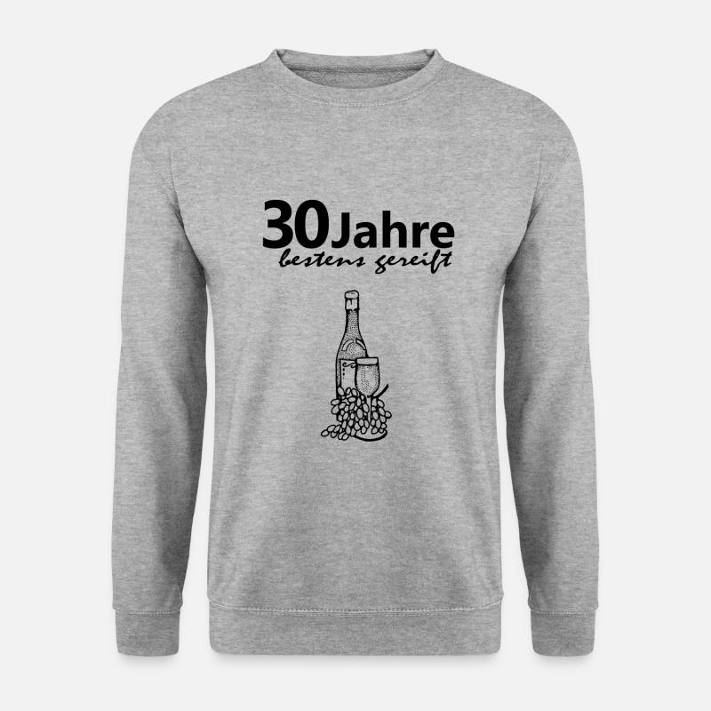 30 years best maturation! - Unisex Sweatshirt - salt & pepper