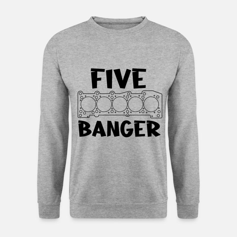 Five Banger - Unisex Pullover - Weißgrau meliert