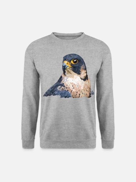 Peregrine falcon - Unisex Sweatshirt - salt & pepper