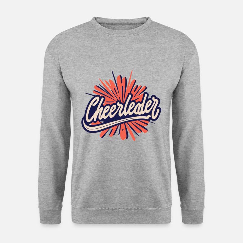 Cheerleader - Unisex Pullover - Weißgrau meliert