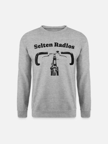 Selten Radlos - Unisex Pullover - Weißgrau meliert
