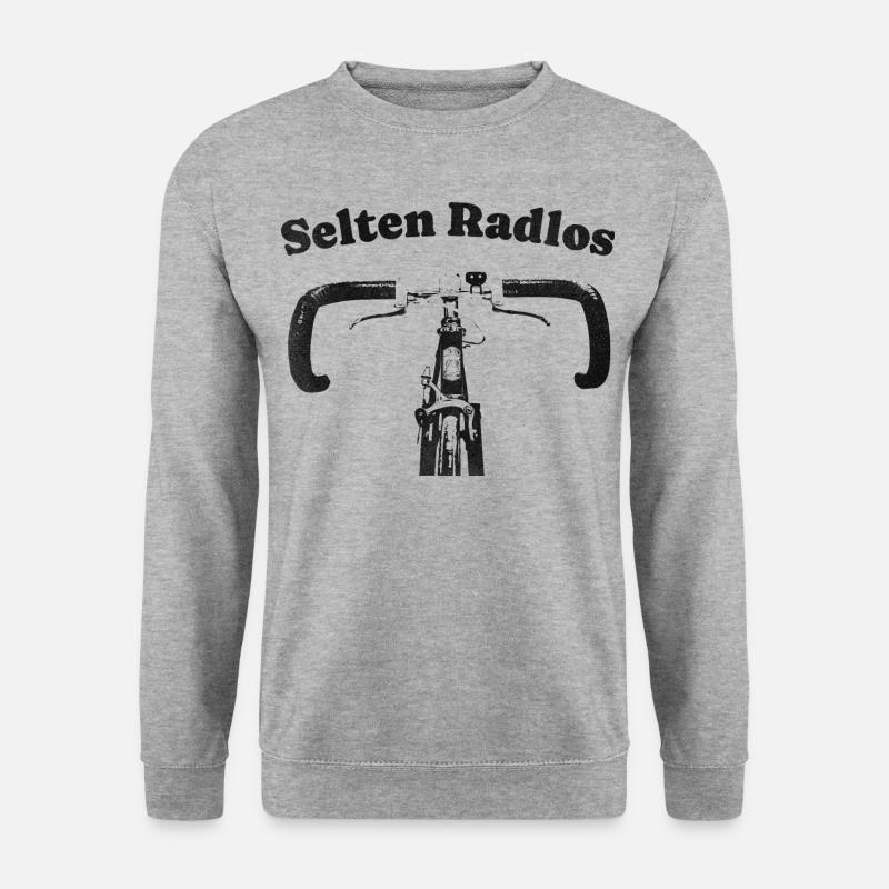 Selten Radlos - Unisex Pullover - Weißgrau meliert