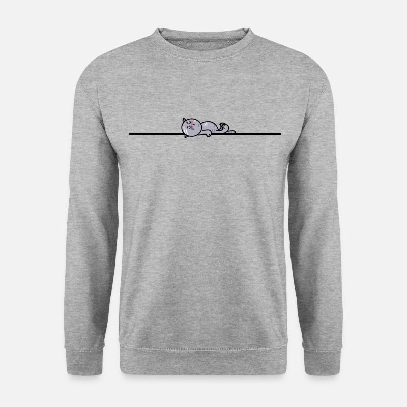 Tired cat - Unisex Sweatshirt - salt & pepper