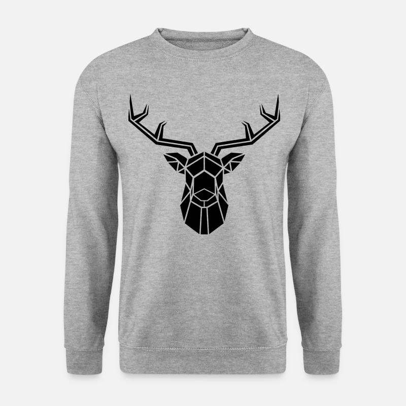 Deer head - Unisex Sweatshirt - salt & pepper