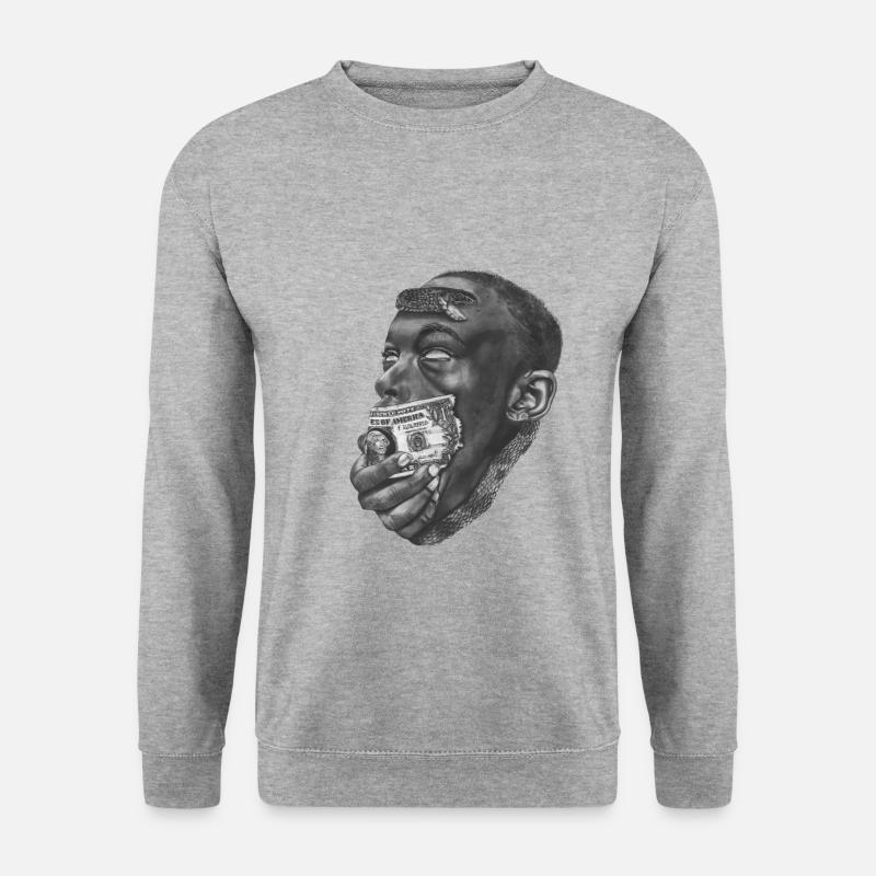 les hypocrites - Sweat-shirt Unisexe - gris chiné