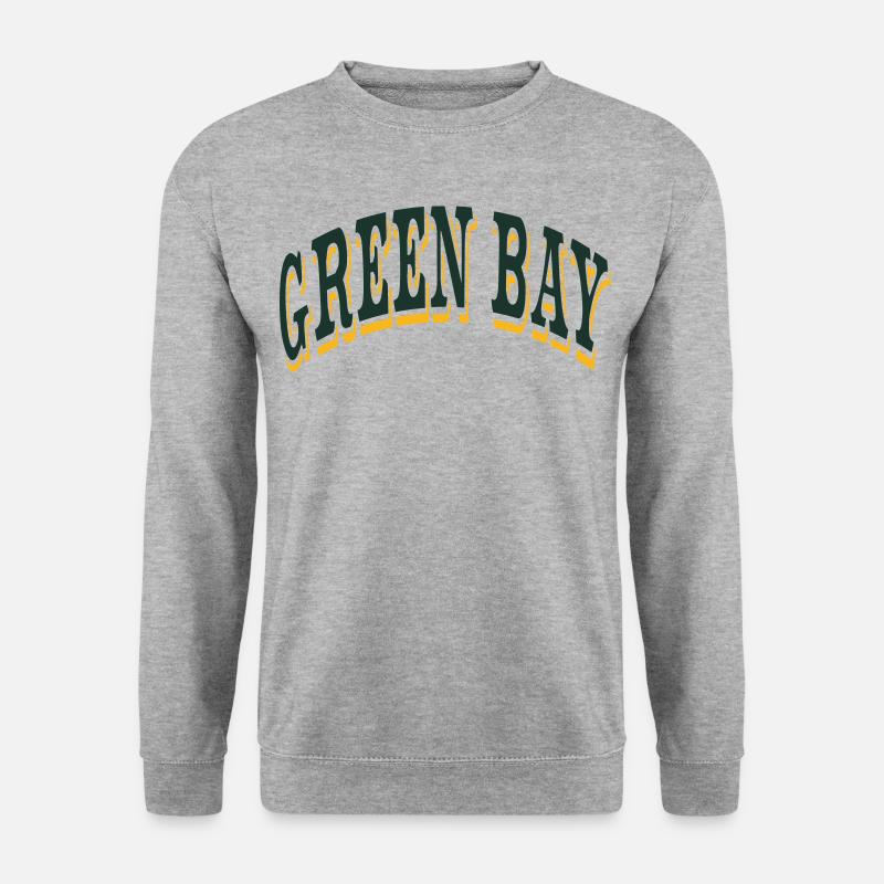 Green Bay - Unisex Pullover - Weißgrau meliert