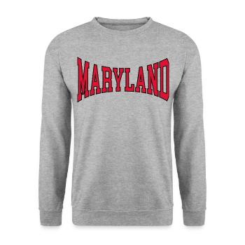Maryland - Unisex Sweatshirt - salt & pepper - Front - Alina (178cm) & Michal (187cm)