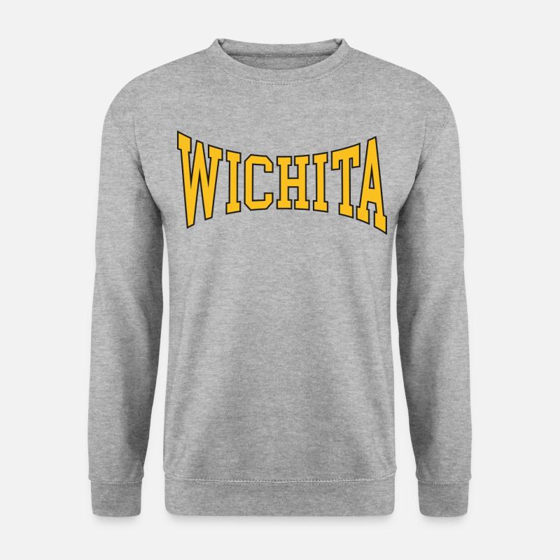 Wichita - Unisex Pullover - Weißgrau meliert