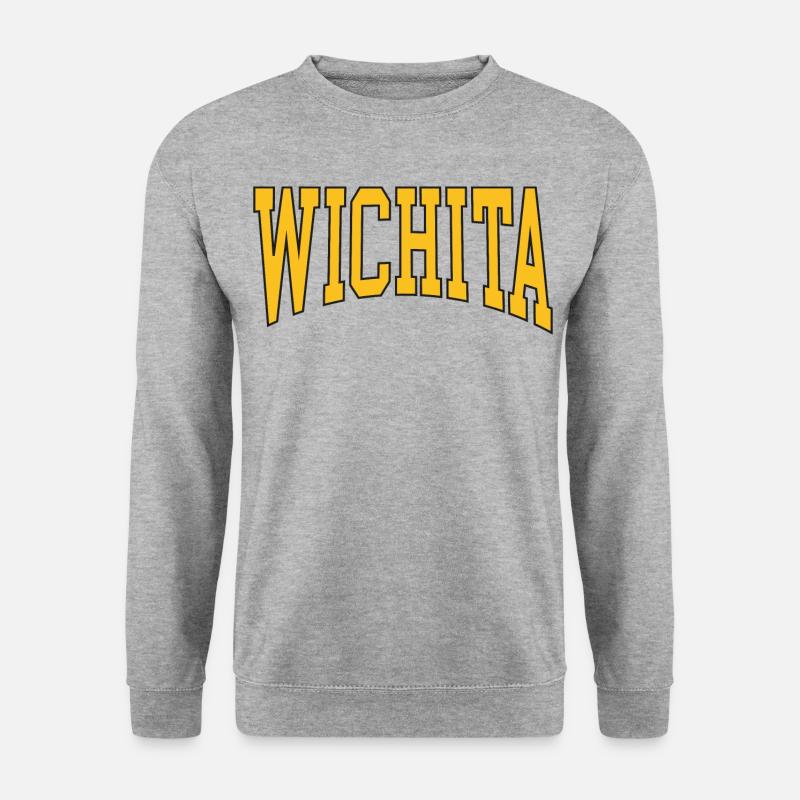 Wichita - Unisex Pullover - Weißgrau meliert