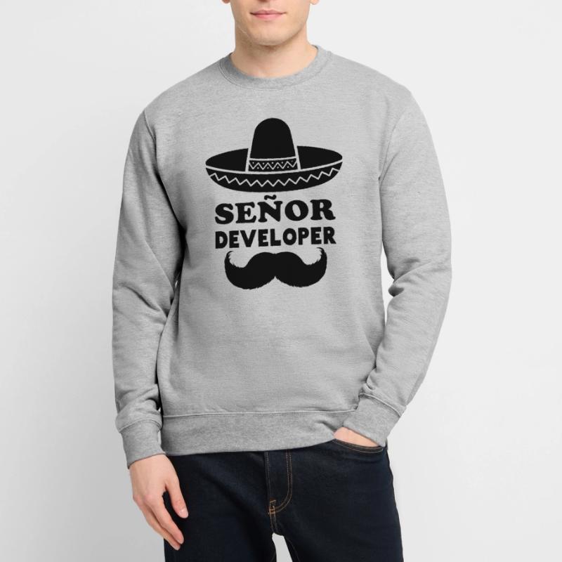 Señor Developer for Programming & Senior Developer Sweat-shirt Unisexe