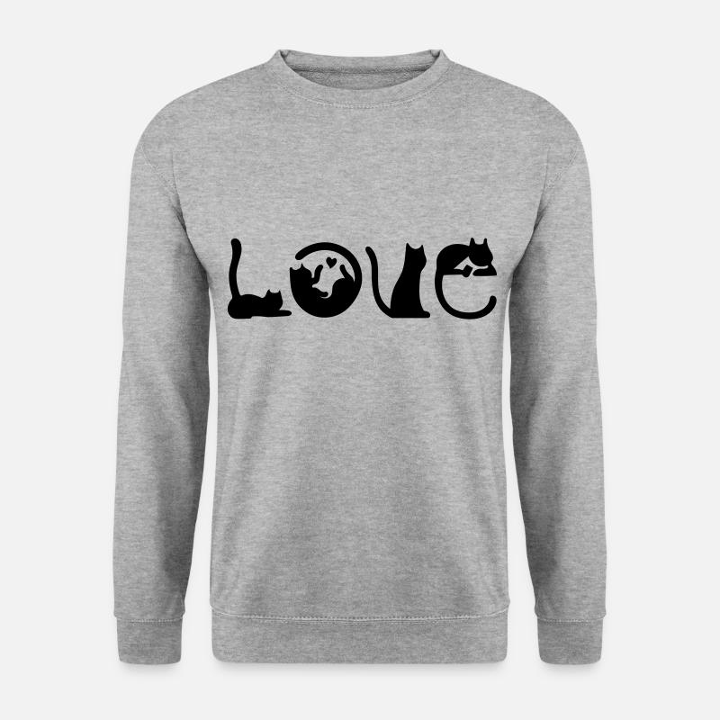 Versprechen - Unisex Pullover - Weißgrau meliert