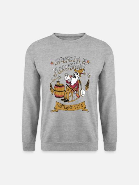 grandpa - Sweat-shirt Unisexe - gris chiné