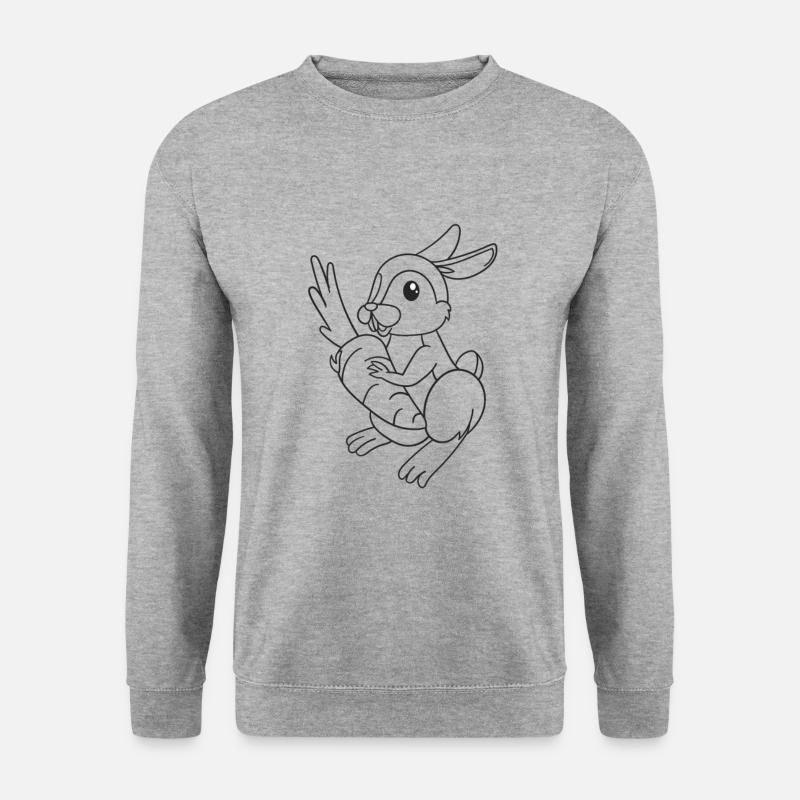 Rabbit, rabbit, gift, gift idea - Unisex Sweatshirt - salt & pepper