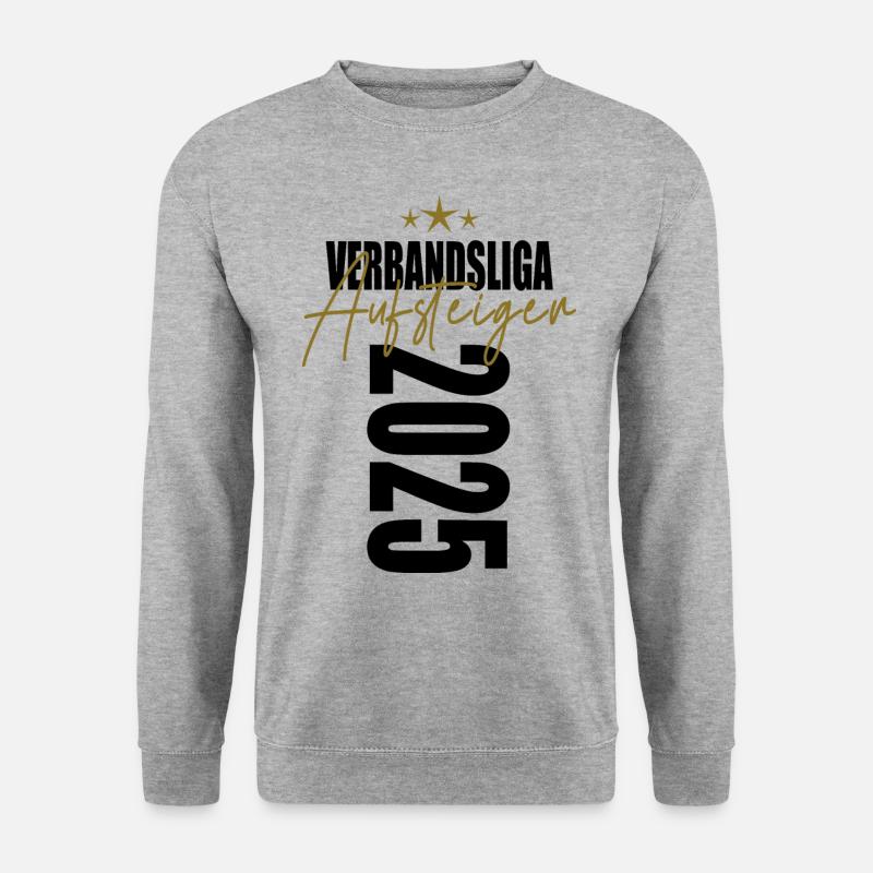 Aufsteiger Verbandsliga 2025 Aufstiegstrikot - Unisex Pullover - Weißgrau meliert