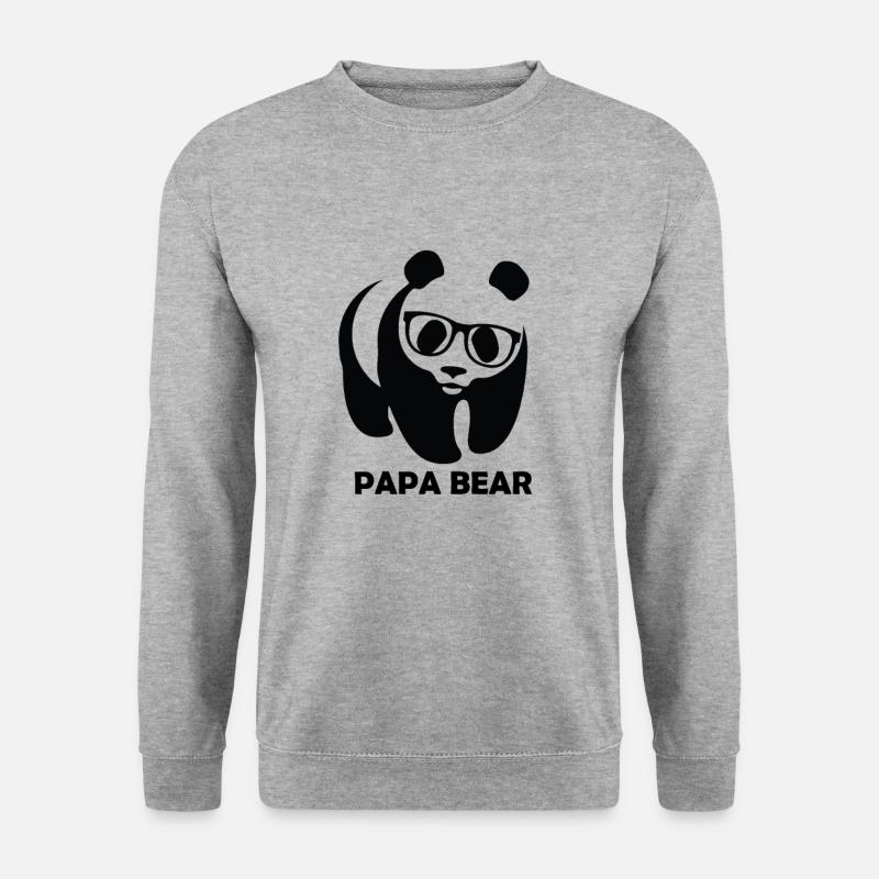 Daddy Bear - Unisex Sweatshirt - salt & pepper