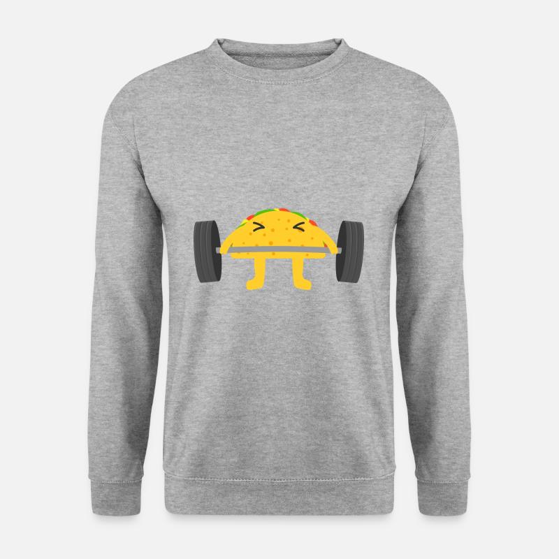 Taco - Unisex Pullover - Weißgrau meliert